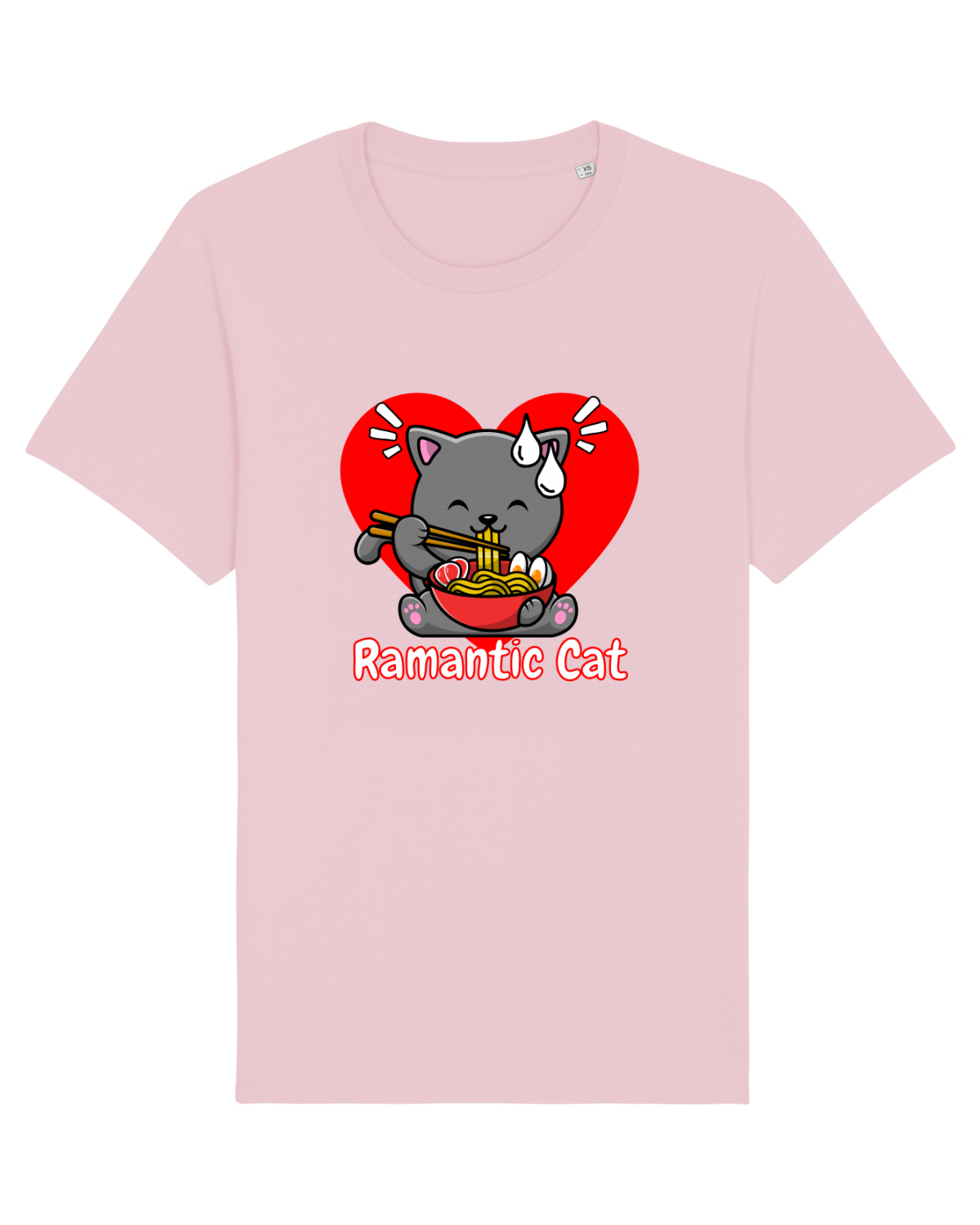 Tricou mânecă scurtă Unisex Rocker Cotton Pink