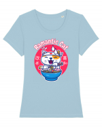 Ramantic Cat Tricou mânecă scurtă guler larg fitted Damă Expresser