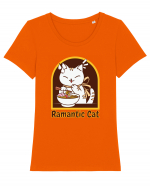 Ramantic Cat Tricou mânecă scurtă guler larg fitted Damă Expresser