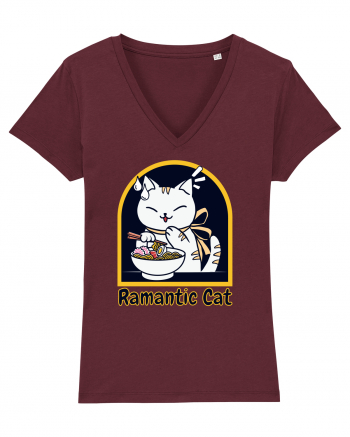 Rmantic Cat Burgundy