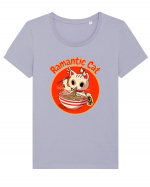 Ramantic Cat Tricou mânecă scurtă guler larg fitted Damă Expresser