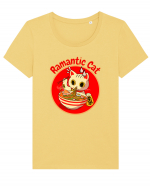 Ramantic Cat Tricou mânecă scurtă guler larg fitted Damă Expresser