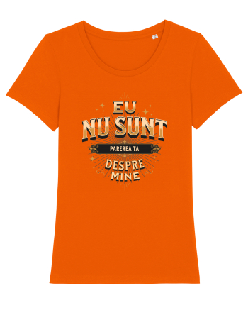 Eu nu sunt părerea ta despre mine v2 Bright Orange