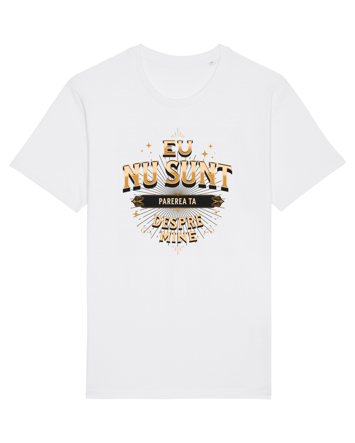 Tricou mânecă scurtă Unisex Rocker White