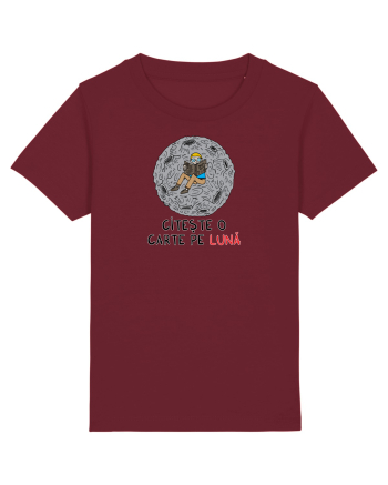 O carte pe lună Burgundy