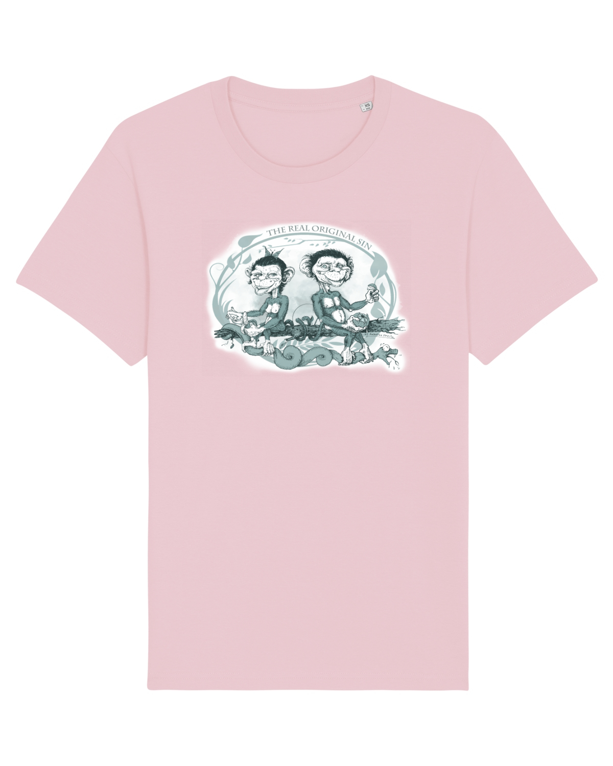 Tricou mânecă scurtă Unisex Rocker Cotton Pink