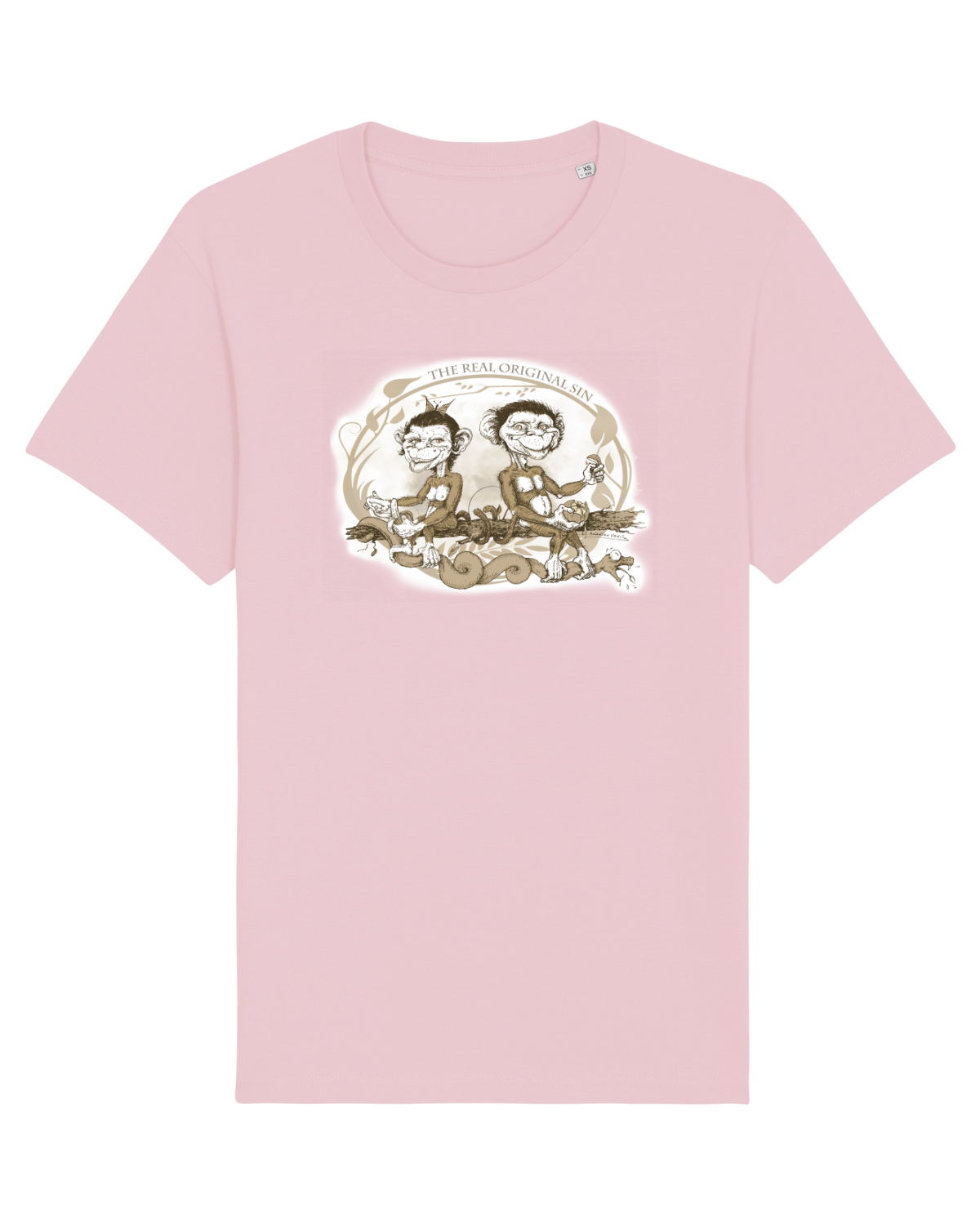 Tricou mânecă scurtă Unisex Rocker Cotton Pink