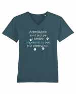 Aici Impreuna Tricou mânecă scurtă guler V Bărbat Presenter