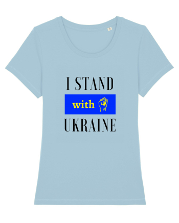 I stand with Unkraine Sky Blue