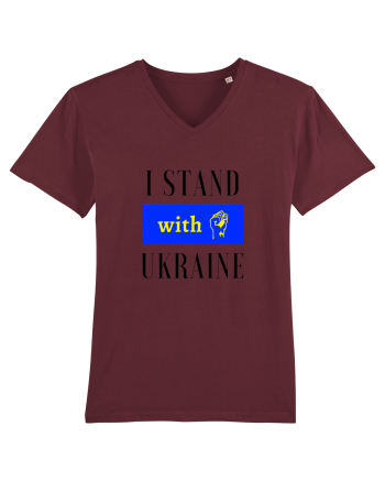 I stand with Unkraine Burgundy