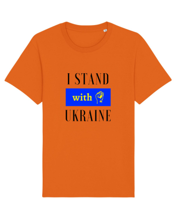 I stand with Unkraine Bright Orange