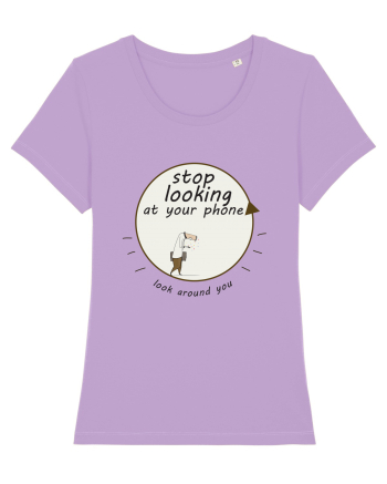 Stop Looking at Your Phone ! Lavender Dawn