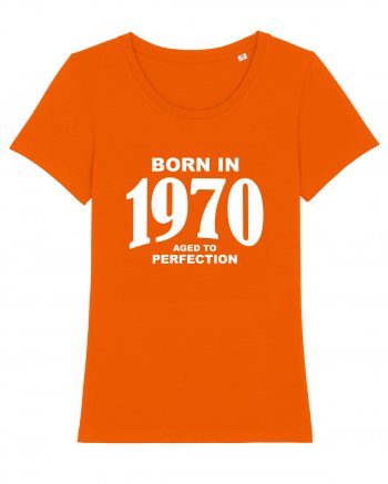 BORN IN 1970 Bright Orange