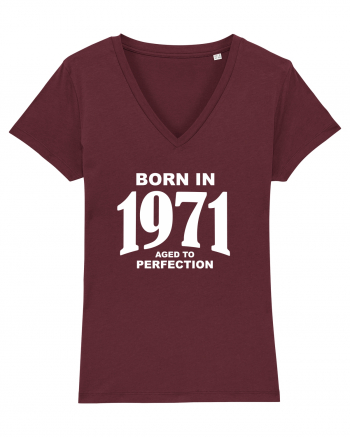 BORN IN 1971 Burgundy