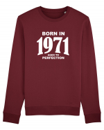 BORN IN 1971 Bluză mânecă lungă Unisex Rise