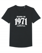 BORN IN 1971 Tricou mânecă scurtă guler larg Bărbat Skater