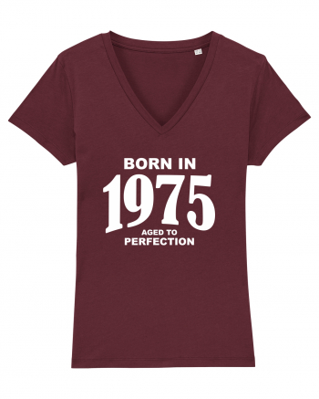 BORN IN 1975 Burgundy