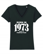 BORN IN 1973 Tricou mânecă scurtă guler V Damă Evoker