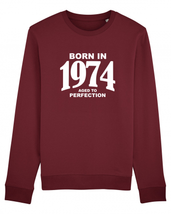 BORN IN 1974 Burgundy