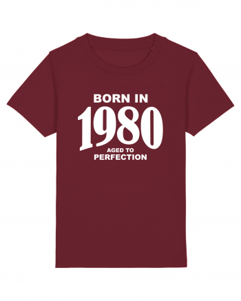 BORN IN 1980 Burgundy