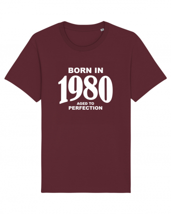 BORN IN 1980 Burgundy