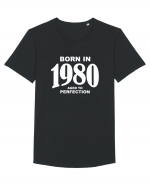 BORN IN 1980 Tricou mânecă scurtă guler larg Bărbat Skater