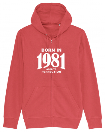 BORN IN 1981 Carmine Red