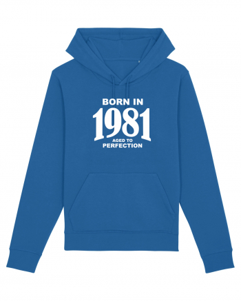 BORN IN 1981 Royal Blue