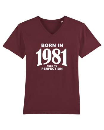 BORN IN 1981 Burgundy