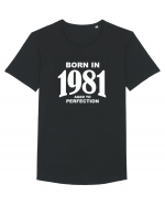 BORN IN 1981 Tricou mânecă scurtă guler larg Bărbat Skater