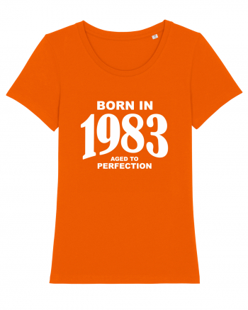 BORN IN 1983 Bright Orange