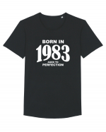 BORN IN 1983 Tricou mânecă scurtă guler larg Bărbat Skater