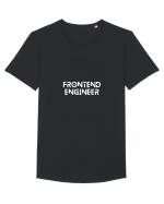 Frontend Engineer -  Tricou mânecă scurtă guler larg Bărbat Skater