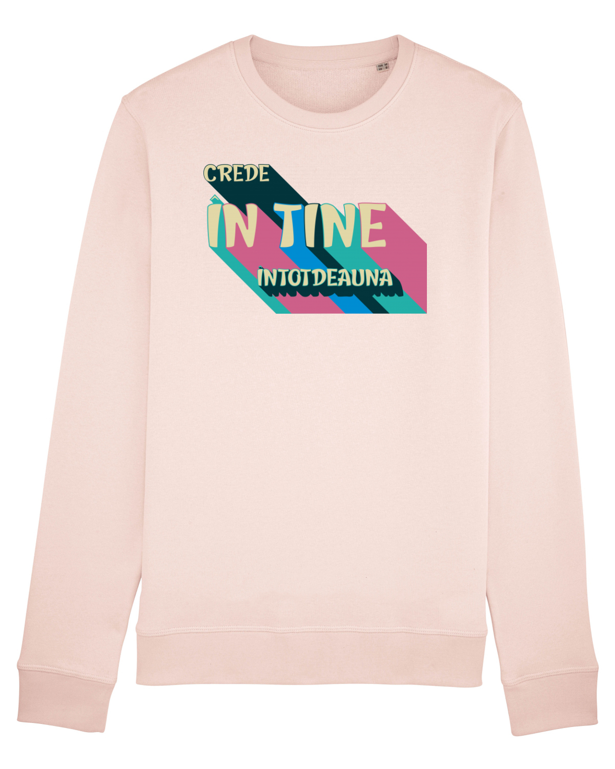 Bluză mânecă lungă Unisex Rise Candy Pink