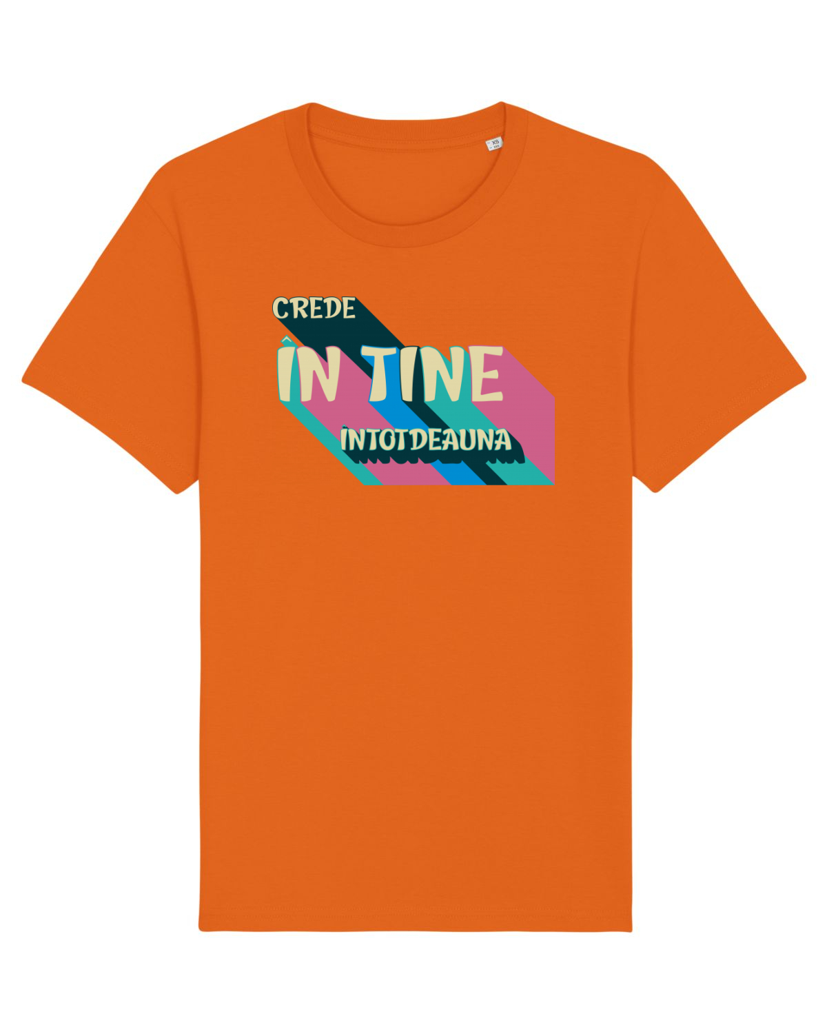 Tricou mânecă scurtă Unisex Rocker Bright Orange