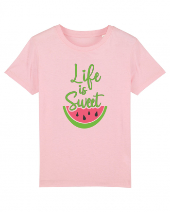 Life is Sweet Cotton Pink