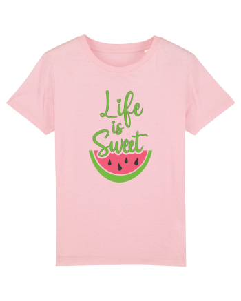 Life is Sweet Cotton Pink