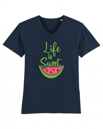 Life is Sweet French Navy