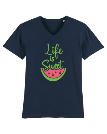 Life is Sweet French Navy