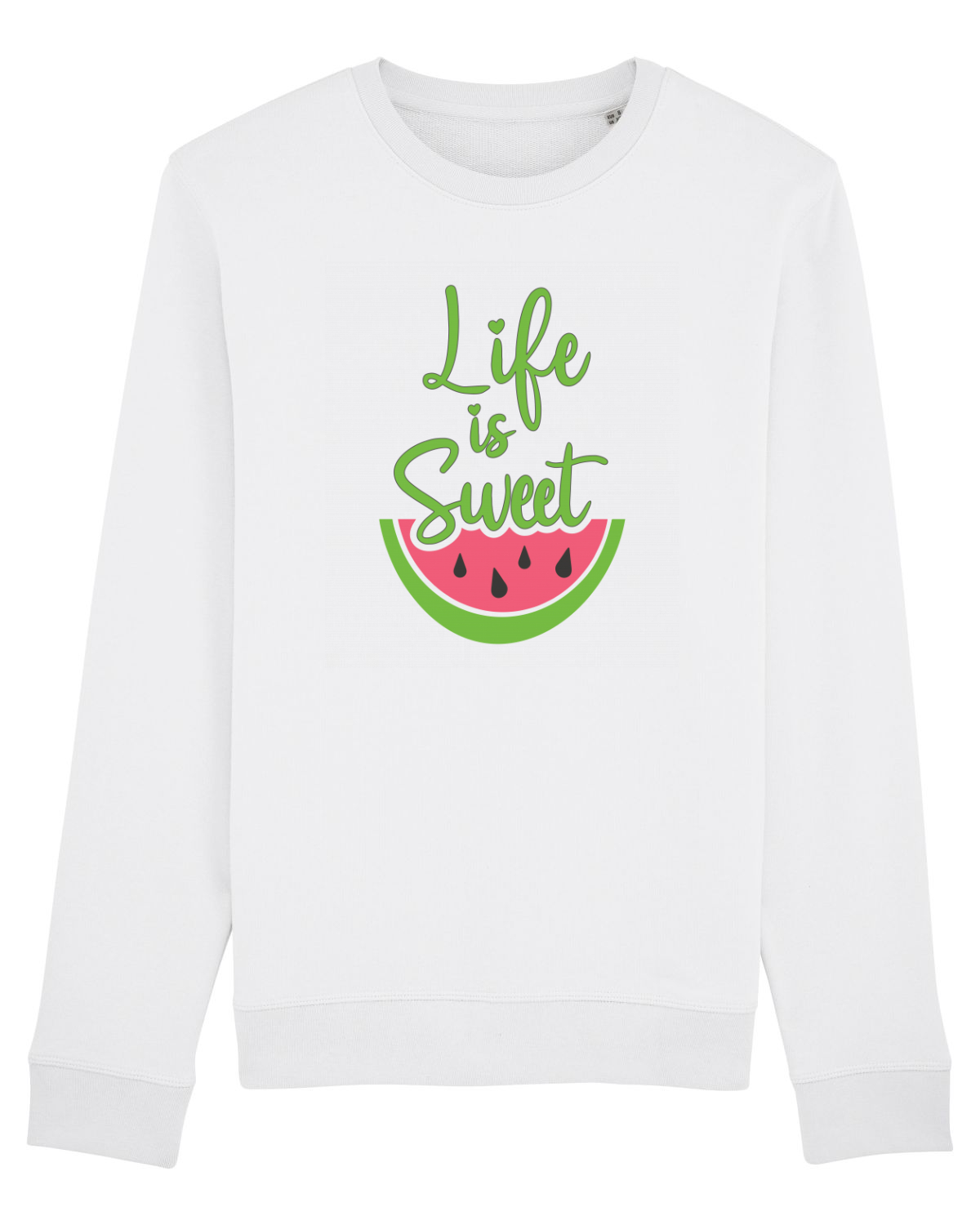 Bluză mânecă lungă Unisex Rise White