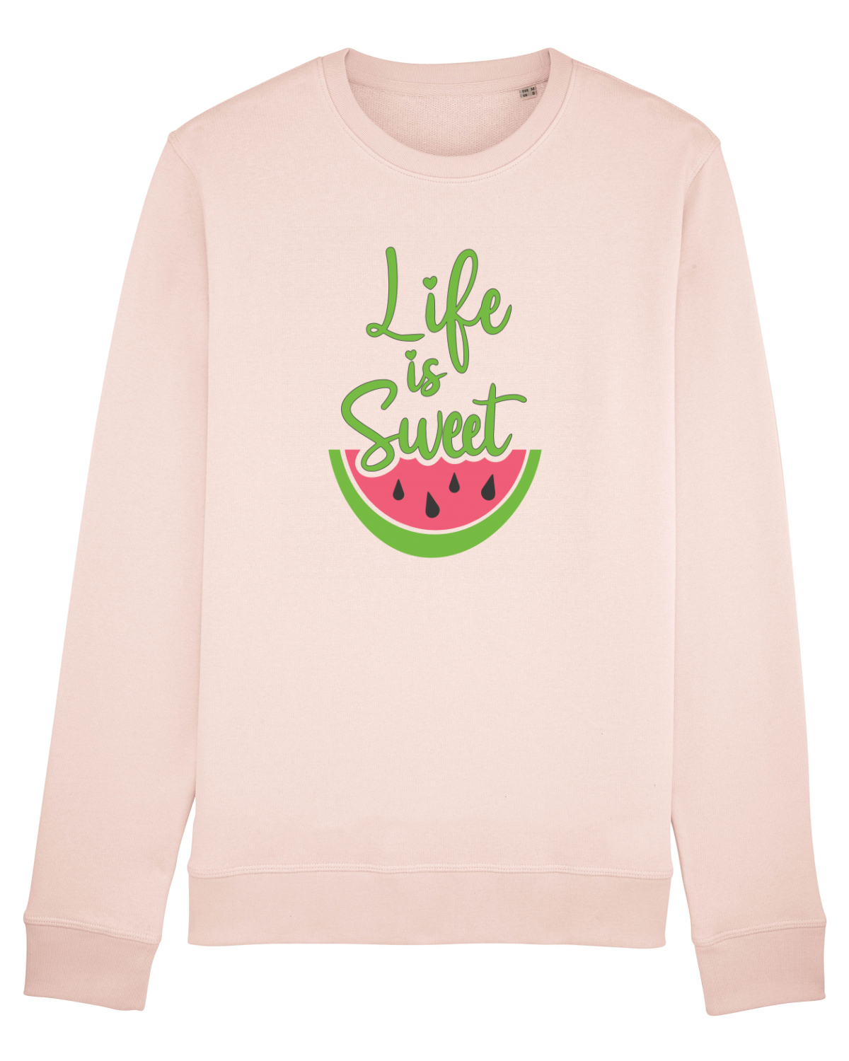Bluză mânecă lungă Unisex Rise Candy Pink