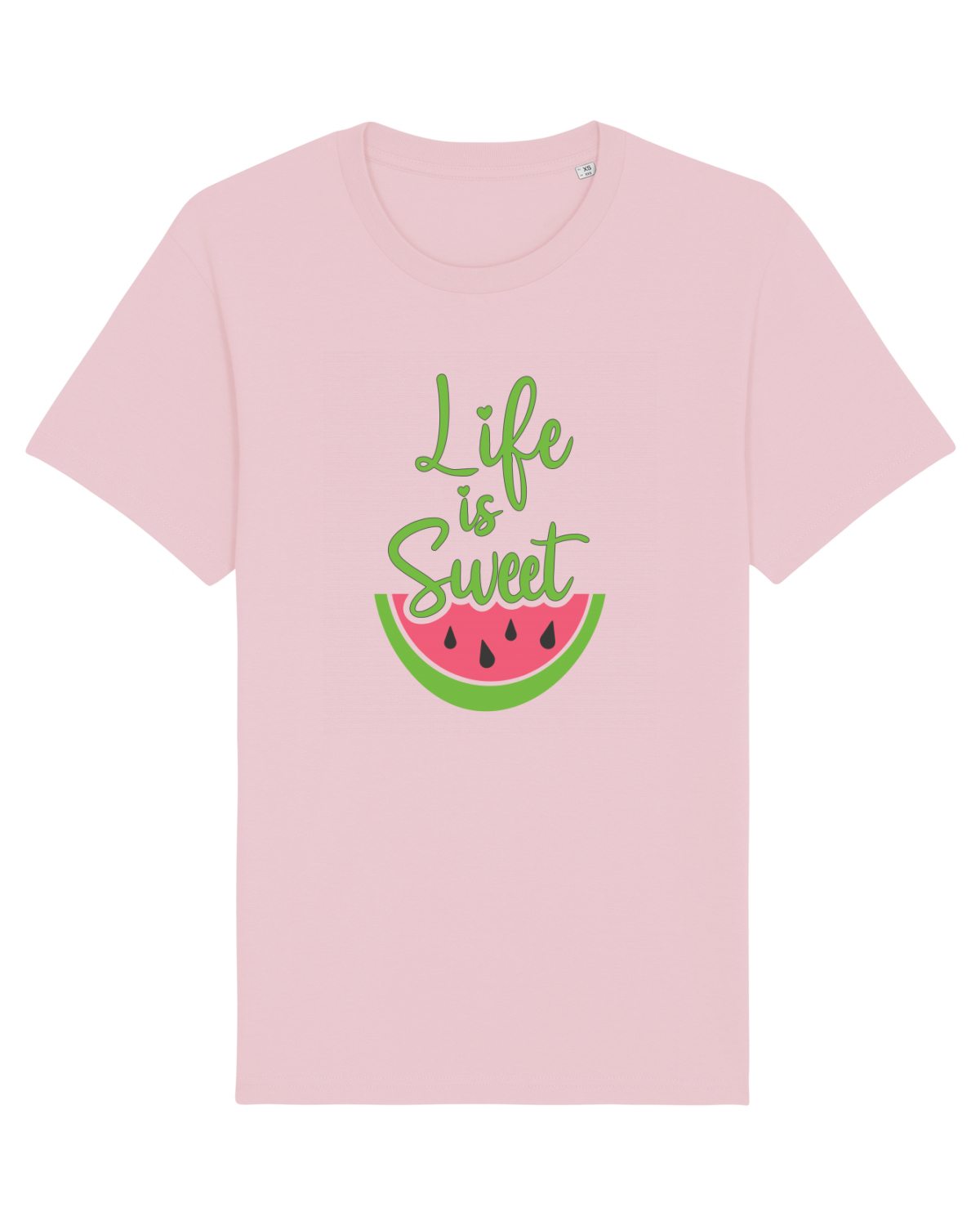 Tricou mânecă scurtă Unisex Rocker Cotton Pink