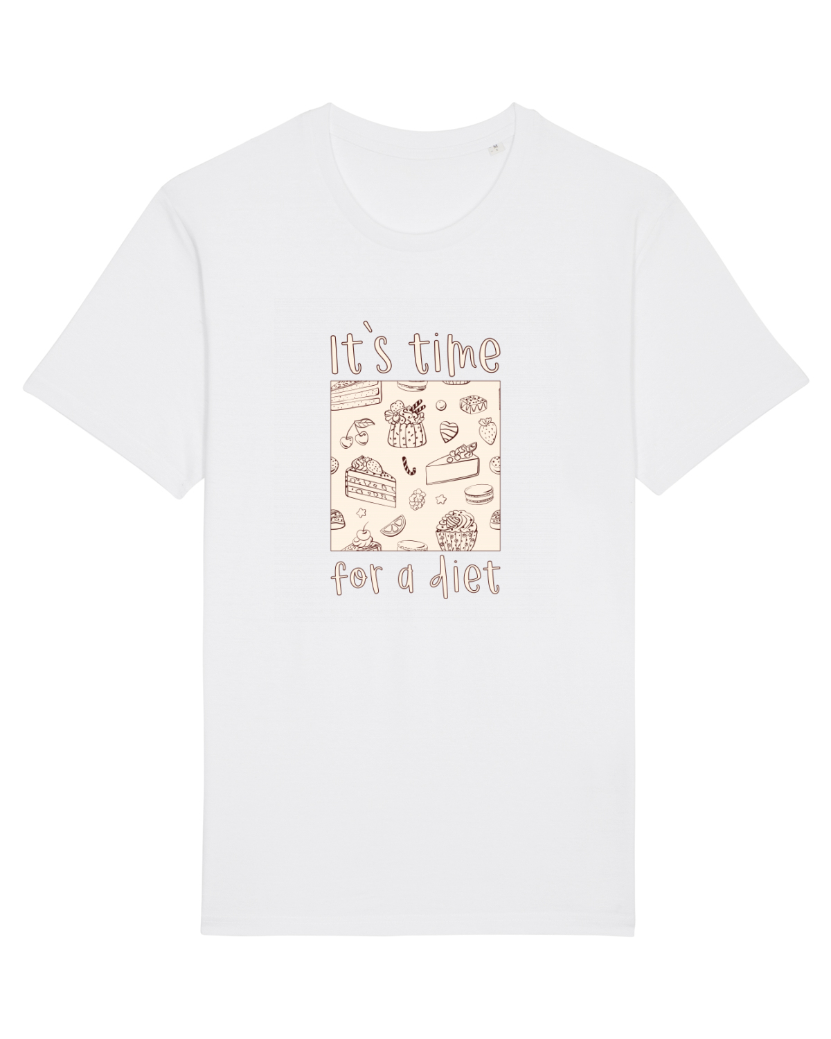 Tricou mânecă scurtă Unisex Rocker White