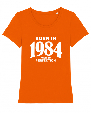 BORN IN 1984 Bright Orange