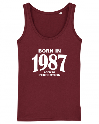 BORN IN 1987 Burgundy