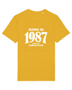 BORN IN 1987 Tricou mânecă scurtă Unisex Rocker