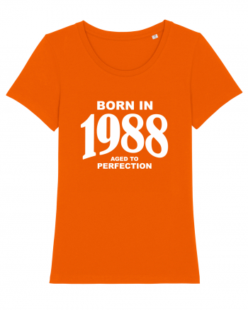 BORN IN 1988 Bright Orange