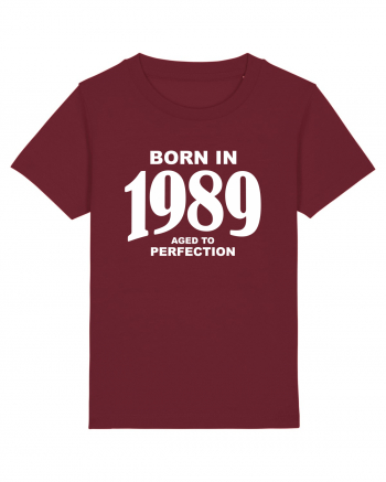 BORN IN 1989 Burgundy