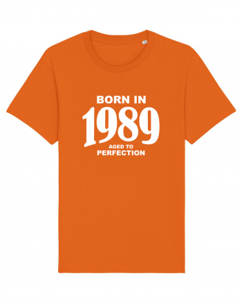 BORN IN 1989 Bright Orange