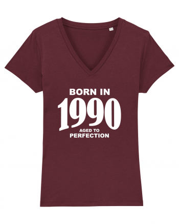 BORN IN 1990 Burgundy